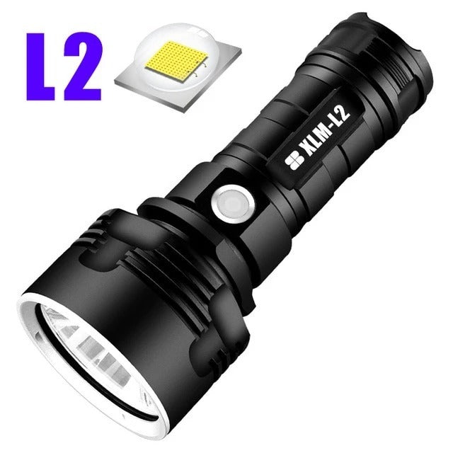 Strong Flashlight Focusing Led Light Rechargeable Super Bright LED Outdoor Xenon Lamp