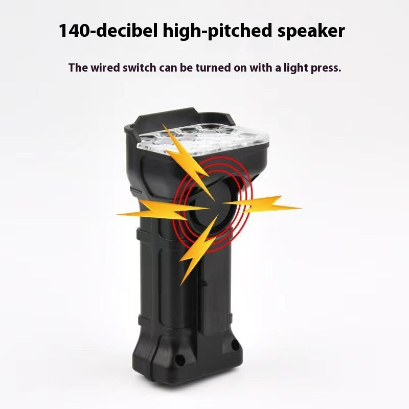 Bicycle Headlight Highlight 12LED With Digital Display Emergency Power Bank
