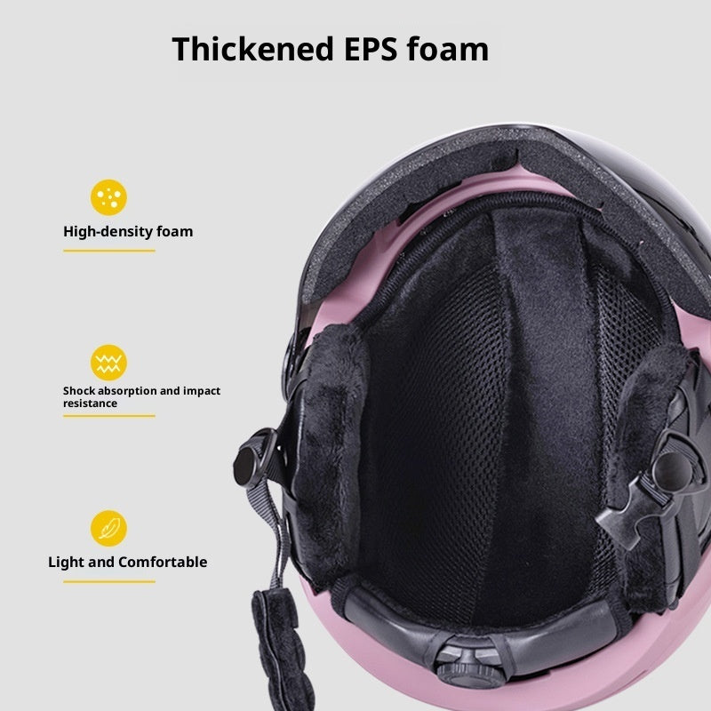 Skiing Helmet Cover Sports Outdoor Unisex Integrated Molding Warm Drop-resistant