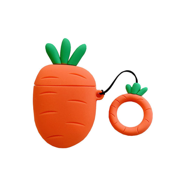 Summer Ins Cactus Carrot Airpods Earphone Sleeves Cute Protective Cover Silicone Cartoon