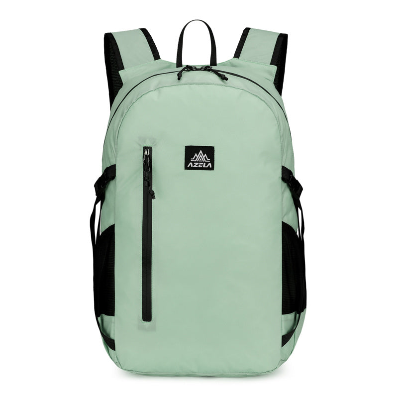 AZELA Lightweight Mint Green Backpack, Casual Daypack With Multiple Pockets, Breathable Mesh Straps, Durable Outdoor Travel Backpack For Men Women Daily Use & Hiking