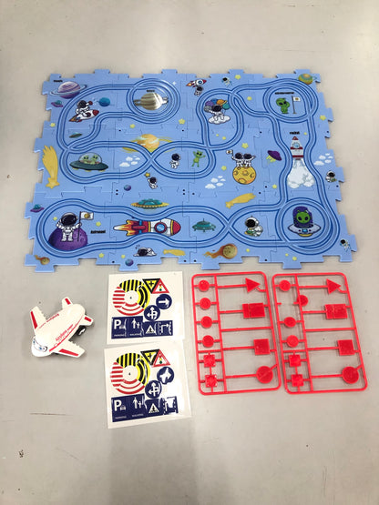 Electric Railroad Puzzle Toy Set