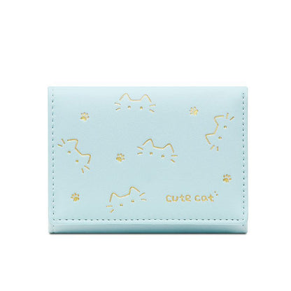 New Short Folding Small Wallet Women's Niche