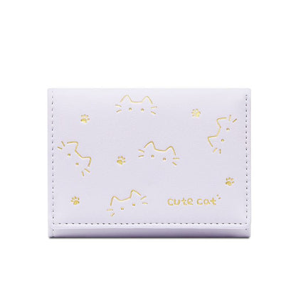 New Short Folding Small Wallet Women's Niche