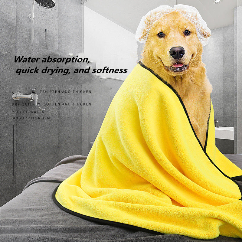 Quick-Dry Microfiber Pet Towel