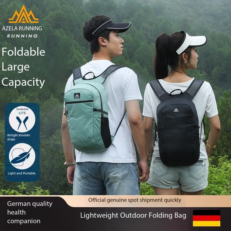 AZELA Lightweight Lime Green Backpack, Outdoor Travel Daypack With Multiple Pockets, Breathable Mesh Straps, Durable Casual Backpack For Men Women Hiking & Daily Use