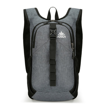 AZELA Lightweight Purple Casual Backpack, Multi-Compartment Daypack With Breathable Mesh For Daily Use, Travel, Commuting