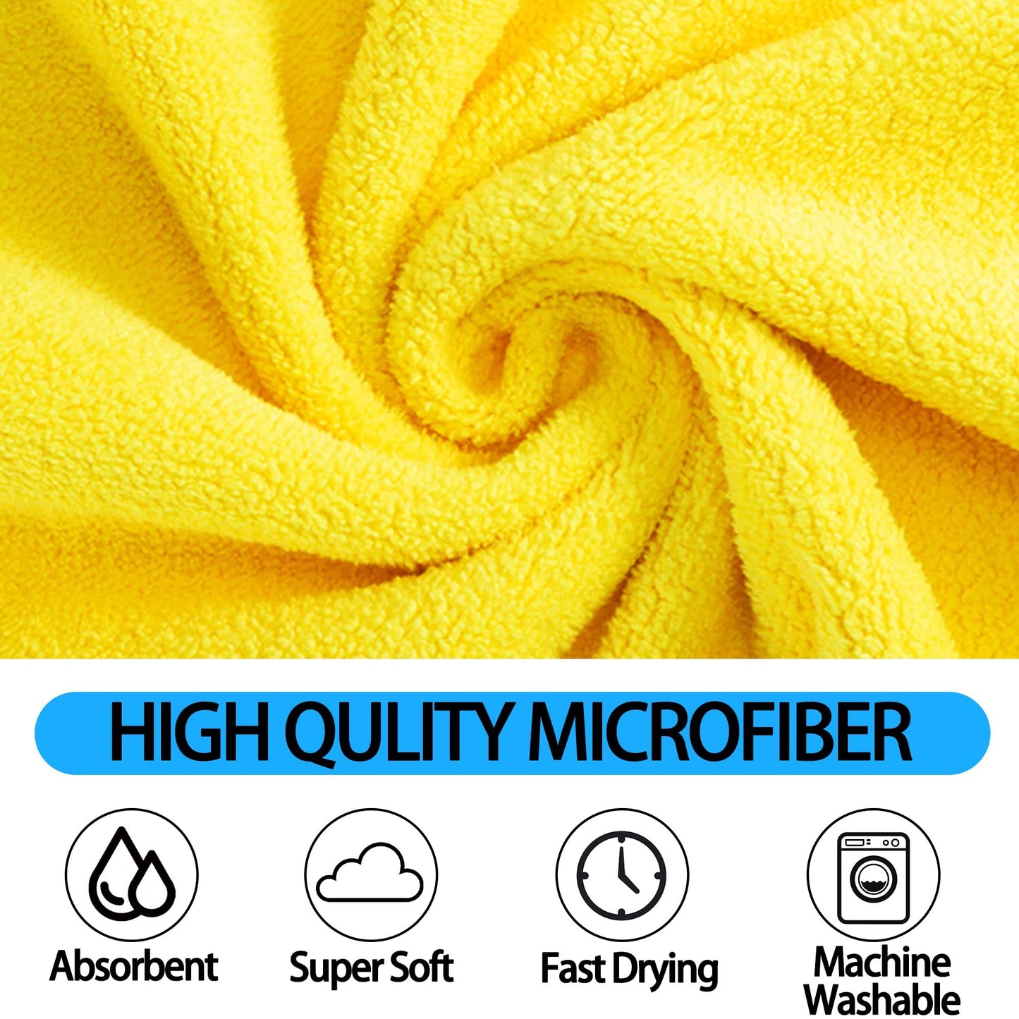 Quick-Dry Microfiber Pet Towel