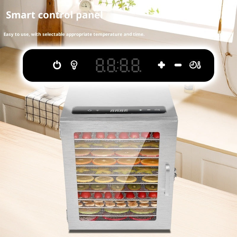 Portable Home 12 Layer Stainless Steel Fruit Dryer 1000W