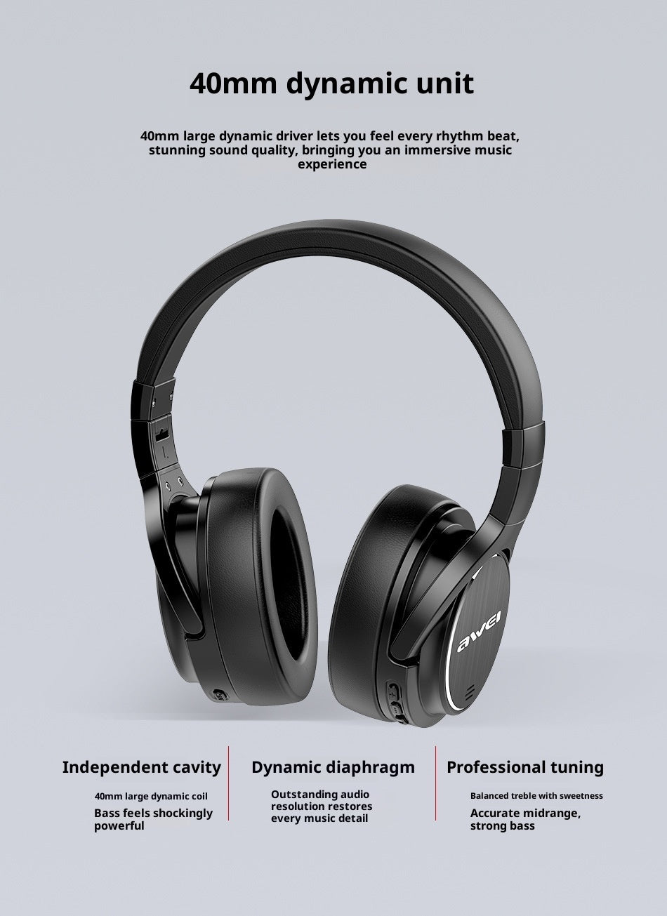 Active Noise Reduction ANC Bluetooth Headset