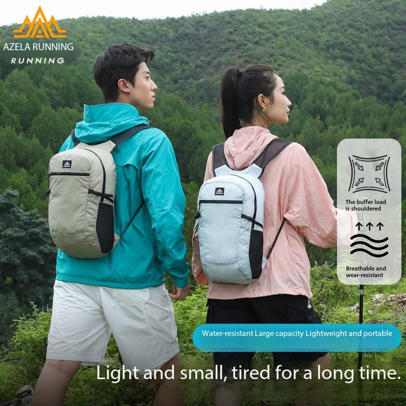 AZELA Lightweight Lime Green Backpack, Outdoor Travel Daypack With Multiple Pockets, Breathable Mesh Straps, Durable Casual Backpack For Men Women Hiking & Daily Use