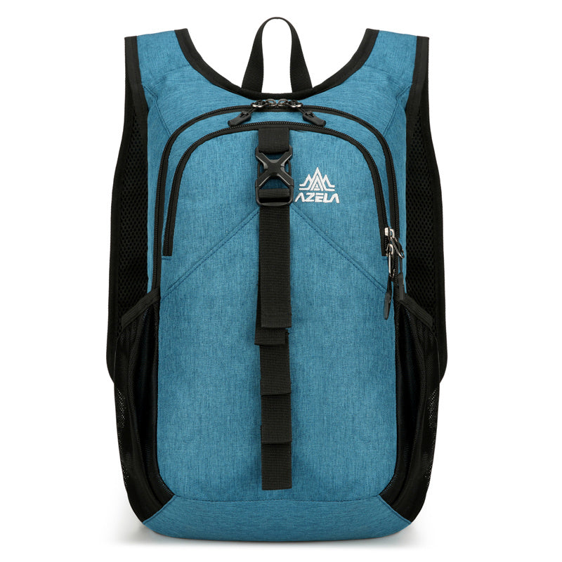 AZELA Lightweight Purple Casual Backpack, Multi-Compartment Daypack With Breathable Mesh For Daily Use, Travel, Commuting