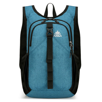 AZELA Lightweight Purple Casual Backpack, Multi-Compartment Daypack With Breathable Mesh For Daily Use, Travel, Commuting