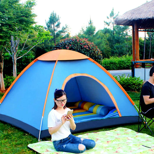 Automatic Tent Double Single Door Throw Outside The Account Camping Tent