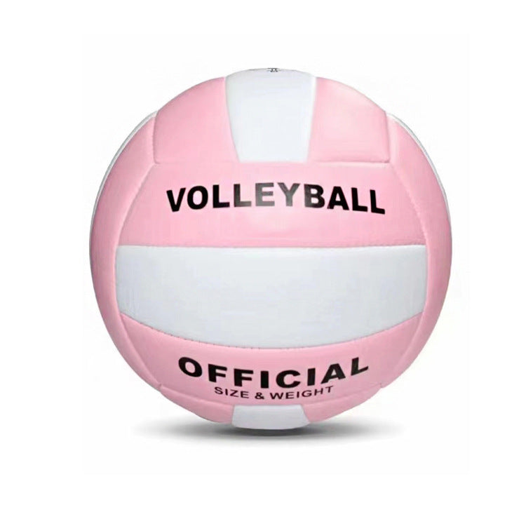 Students Train Beach Volleyball For Senior High School Entrance Examination