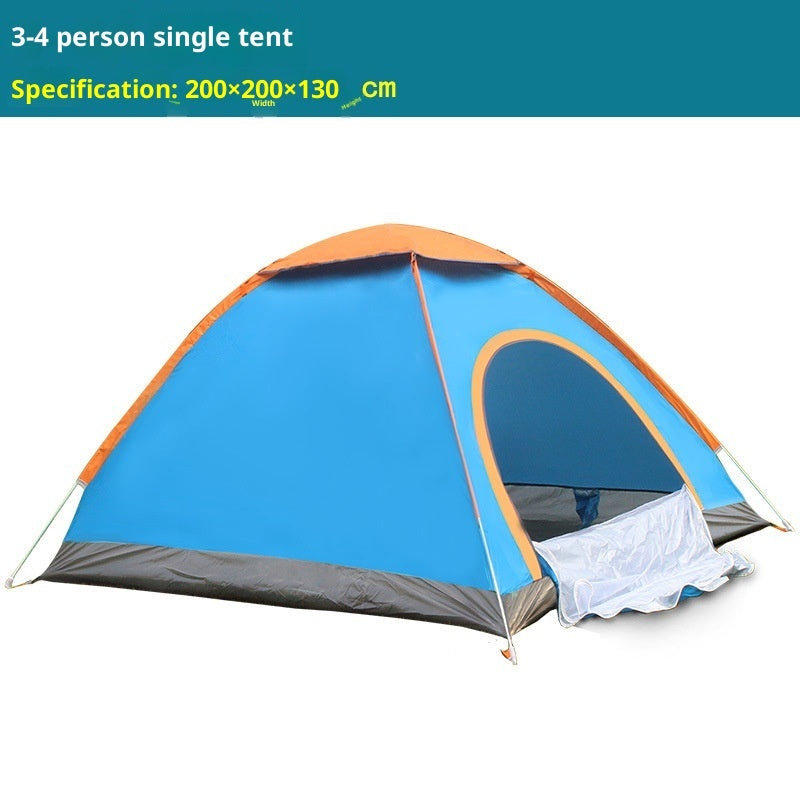 Automatic Tent Double Single Door Throw Outside The Account Camping Tent