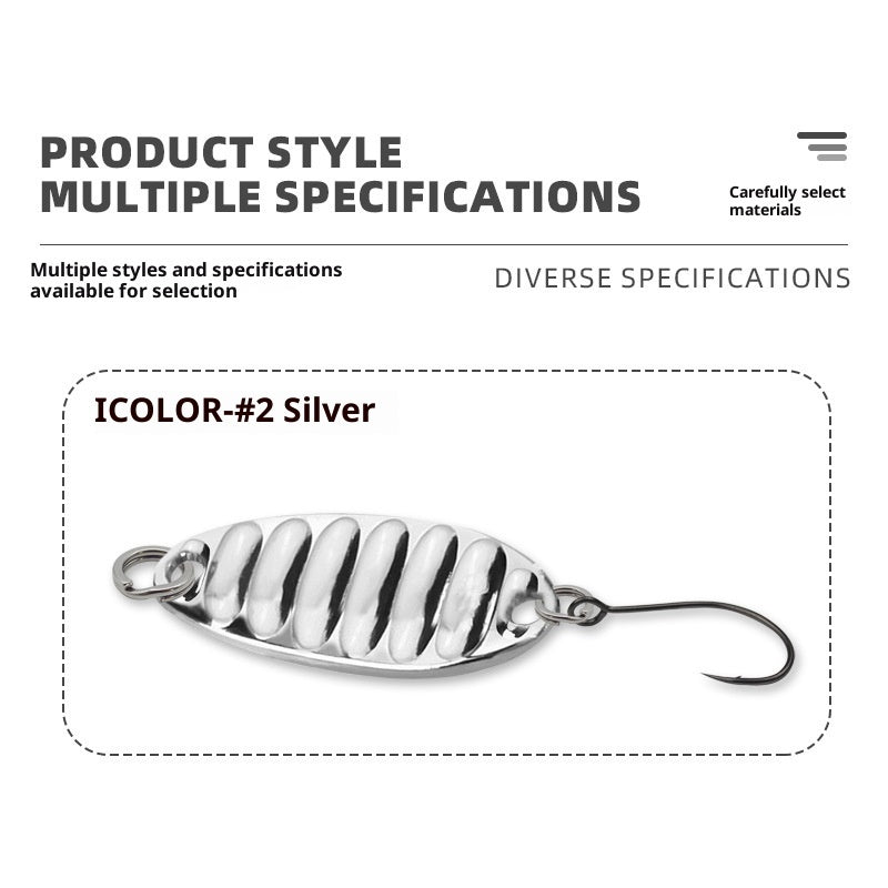 Sequins Colorful Light Sea Water Offset With Feather Hook