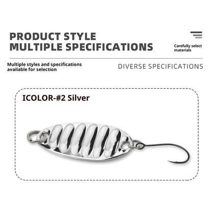 Sequins Colorful Light Sea Water Offset With Feather Hook