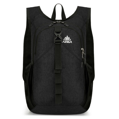 AZELA Lightweight Purple Casual Backpack, Multi-Compartment Daypack With Breathable Mesh For Daily Use, Travel, Commuting