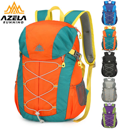 AZELA 20L Color Block Hiking Backpack, Lightweight Durable Outdoor Backpack For Camping, Travel, Trekking, Daily Use