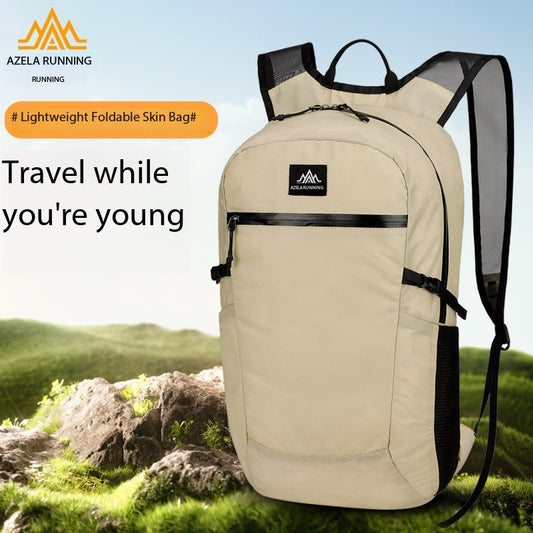 AZELA Lightweight Lime Green Backpack, Outdoor Travel Daypack With Multiple Pockets, Breathable Mesh Straps, Durable Casual Backpack For Men Women Hiking & Daily Use