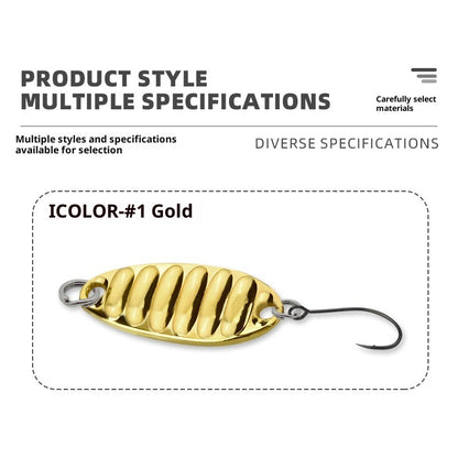 Sequins Colorful Light Sea Water Offset With Feather Hook