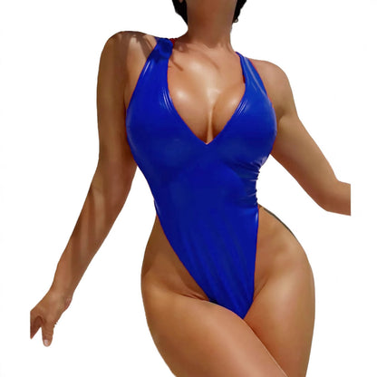 Sexy Tight Backless High Waist Jumpsuit Women's Sleeveless Sling