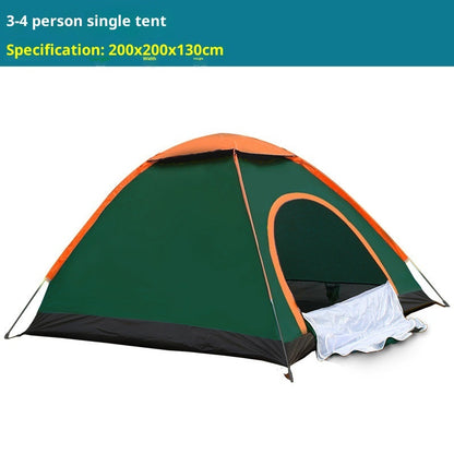 Automatic Tent Double Single Door Throw Outside The Account Camping Tent