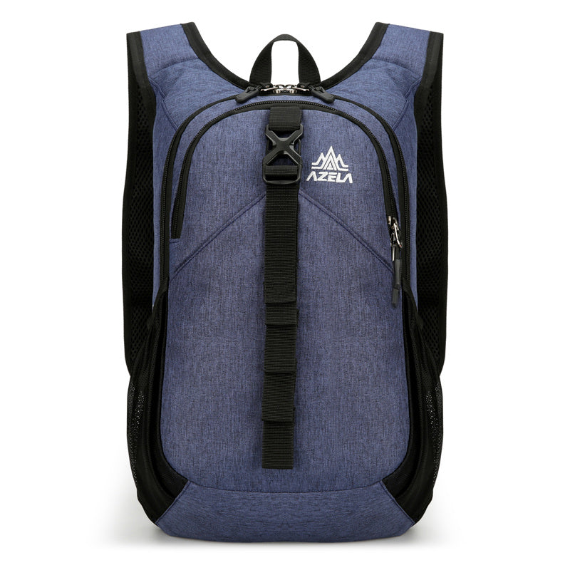 AZELA Lightweight Purple Casual Backpack, Multi-Compartment Daypack With Breathable Mesh For Daily Use, Travel, Commuting