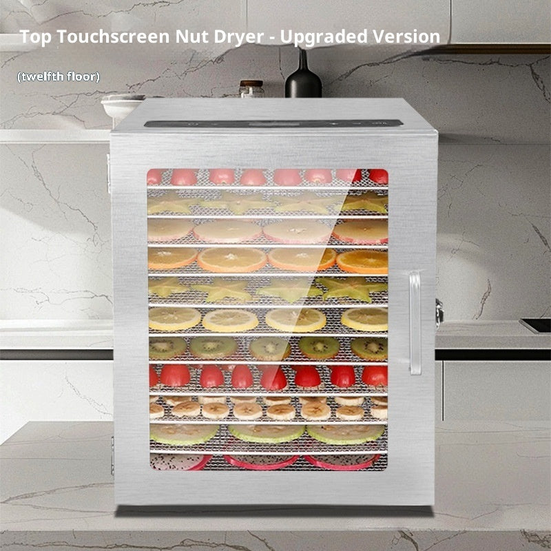 Portable Home 12 Layer Stainless Steel Fruit Dryer 1000W