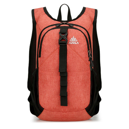 AZELA Lightweight Purple Casual Backpack, Multi-Compartment Daypack With Breathable Mesh For Daily Use, Travel, Commuting