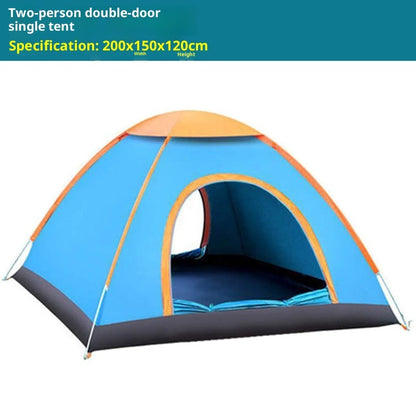 Automatic Tent Double Single Door Throw Outside The Account Camping Tent