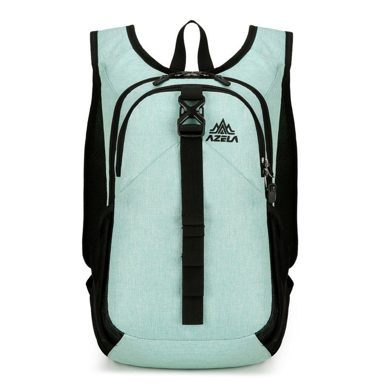 AZELA Lightweight Purple Casual Backpack, Multi-Compartment Daypack With Breathable Mesh For Daily Use, Travel, Commuting