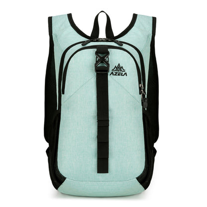 AZELA Lightweight Purple Casual Backpack, Multi-Compartment Daypack With Breathable Mesh For Daily Use, Travel, Commuting