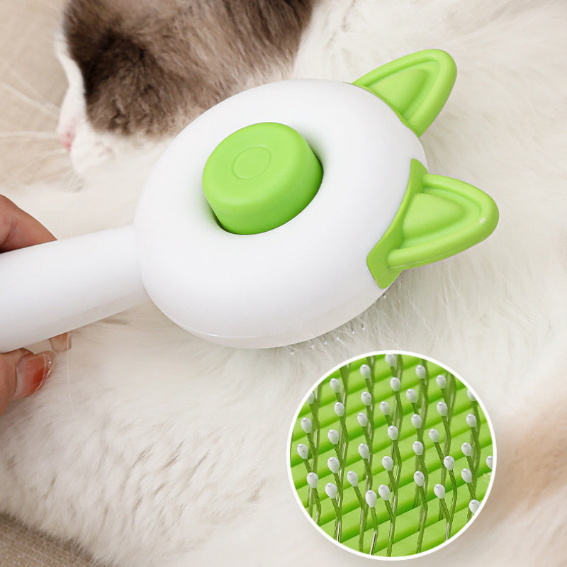 Self-Cleaning Pet Grooming Brush