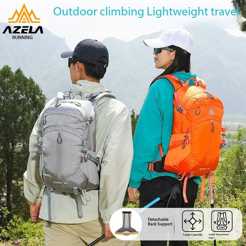 AZELA 30L Outdoor Hiking Backpack, Multi-functional Trekking Backpack With Adjustable Straps, Durable Camping & Travel Daypack For Outdoor Enthusiasts