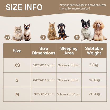 MEWOOFUN Calming Donut Pet Bed