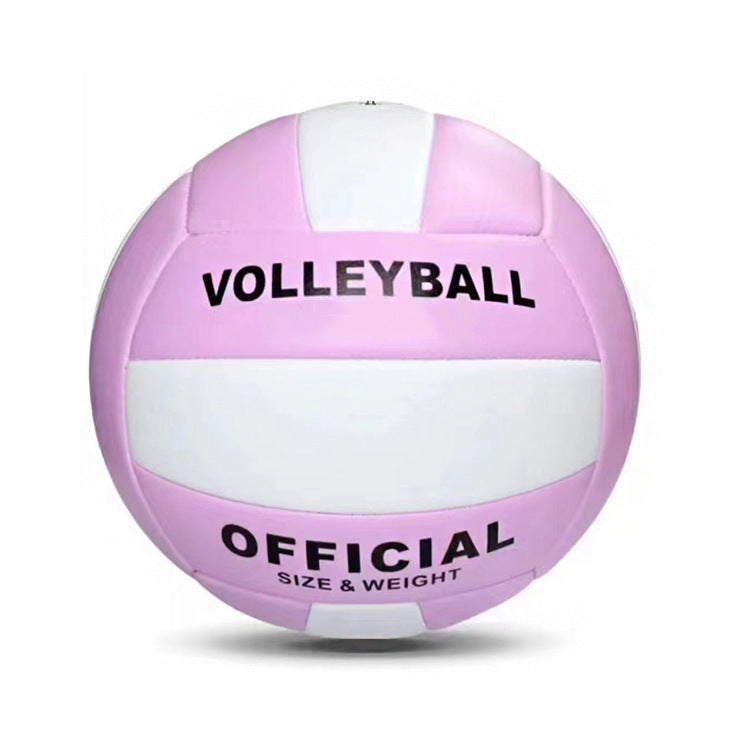 Students Train Beach Volleyball For Senior High School Entrance Examination