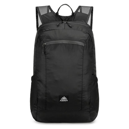 AZELA Lightweight Hiking Backpack, White Outdoor Travel Daypack With Multiple Pockets, Breathable Mesh Straps, Durable Casual Backpack For Men Women Camping Trekking